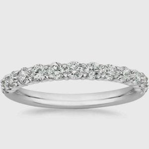 Diamond Ring / 0.55 CT Diamond / 14K White Gold